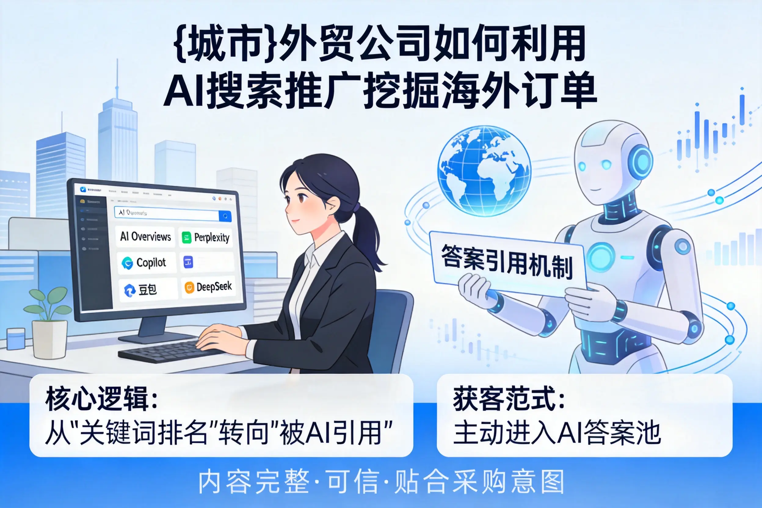 大庆外贸公司如何利用AI搜索推广挖掘海外订单
