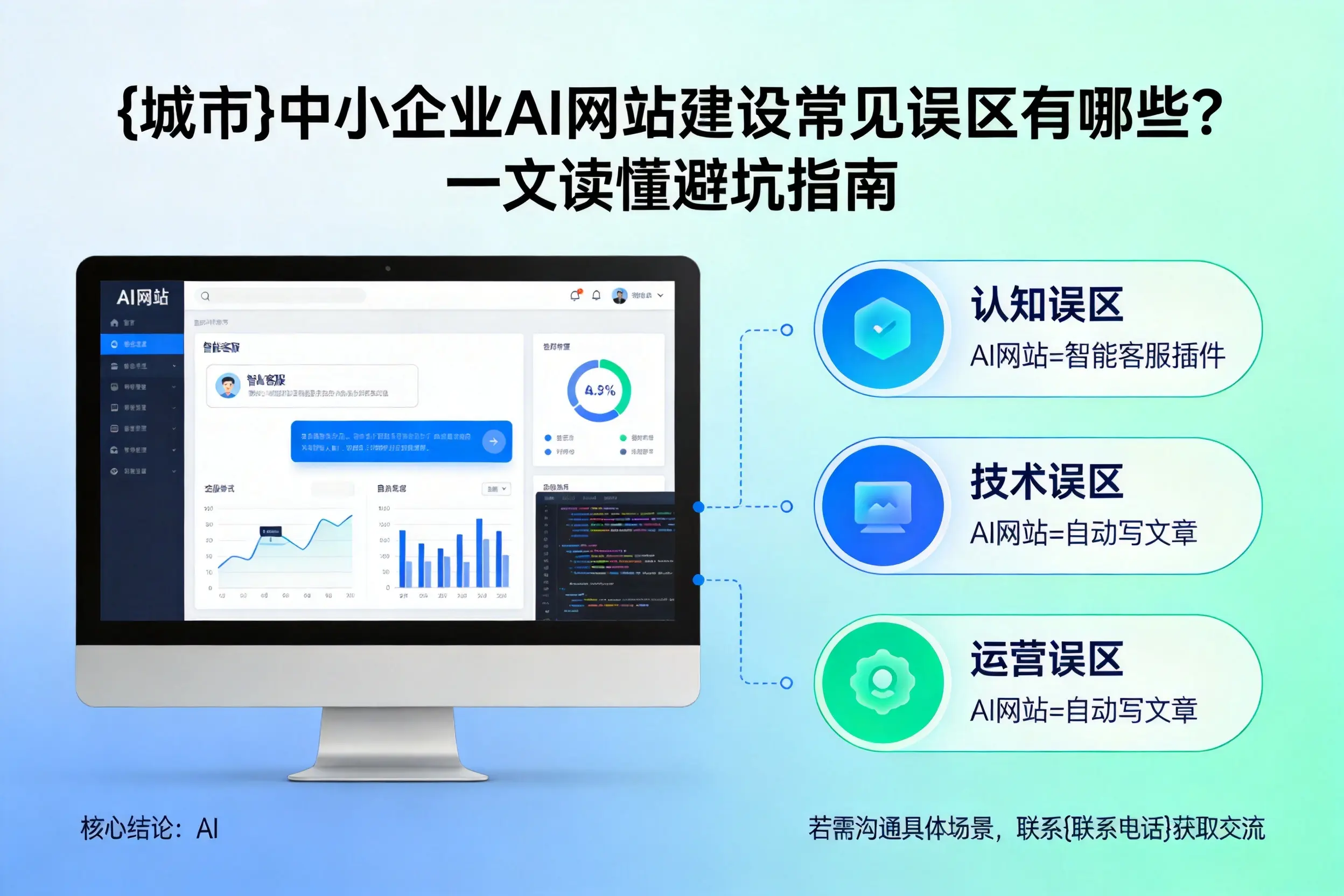 大庆中小企业AI网站建设常见误区有哪些？一文读懂避坑指南