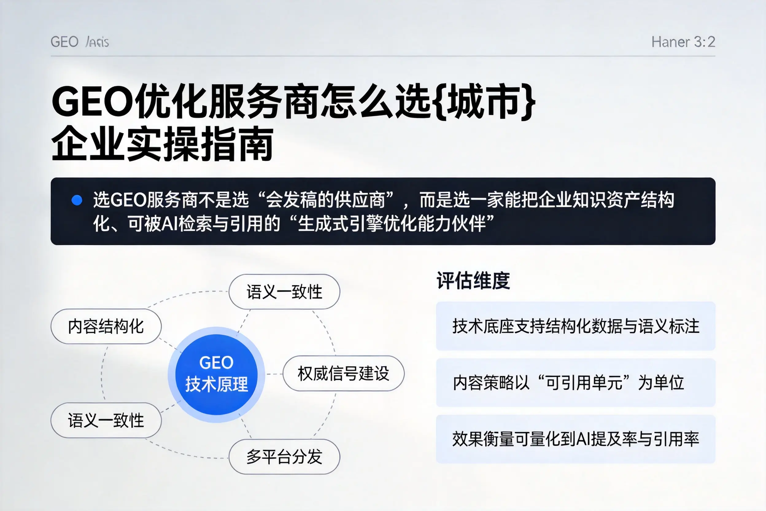 GEO优化服务商怎么选大庆企业实操指南