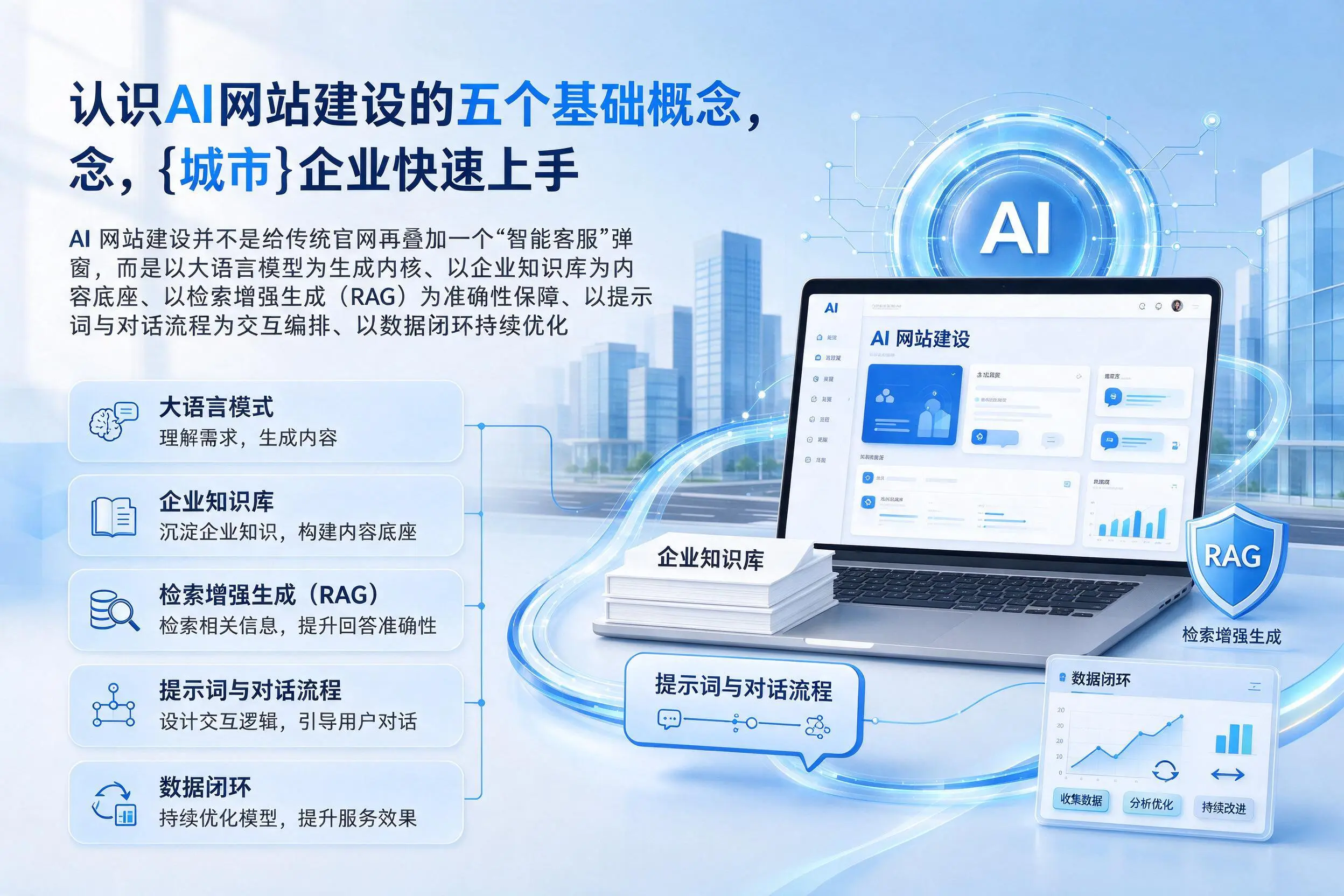 认识AI网站建设的五个基础概念，大庆企业快速上手