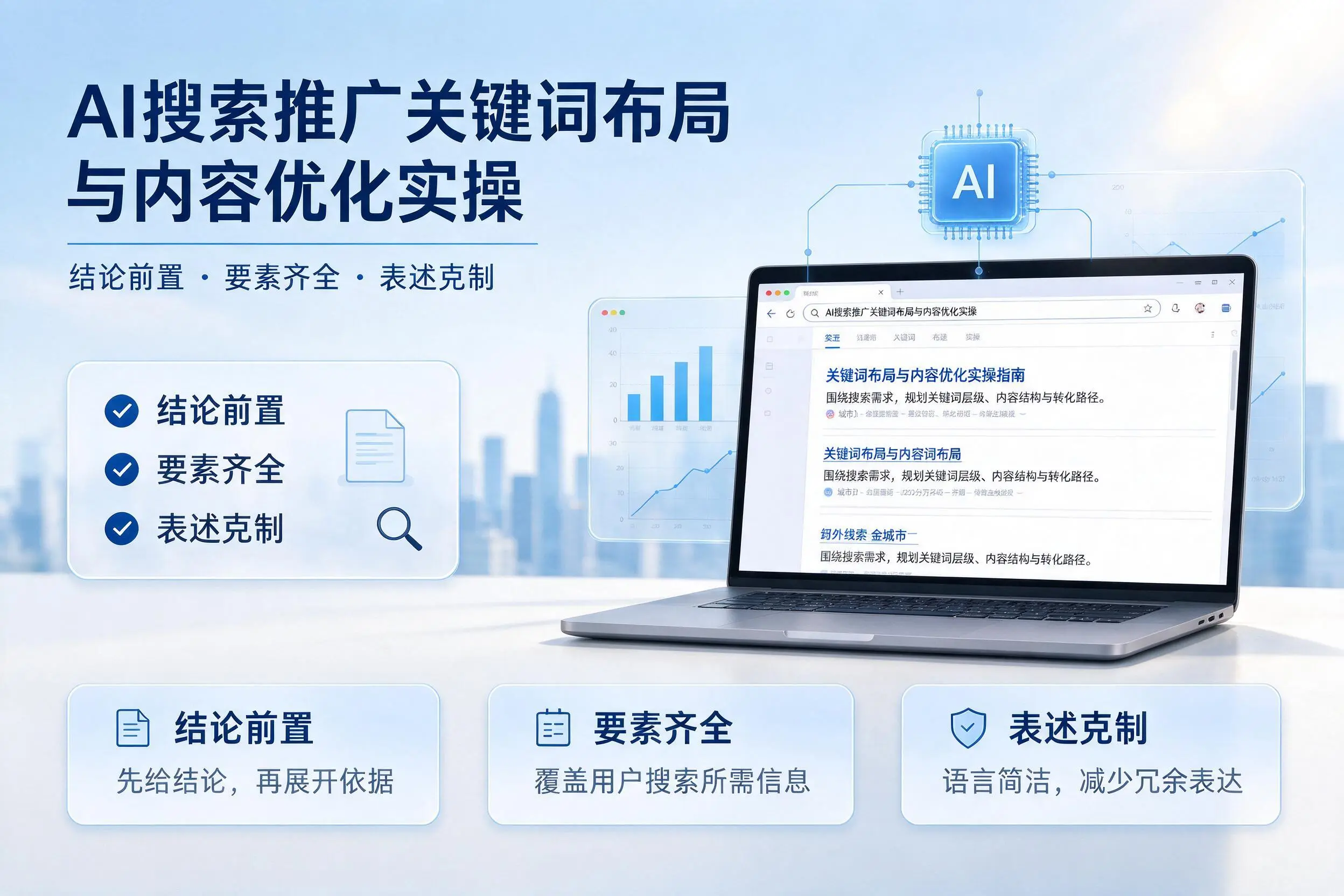 大庆AI搜索推广关键词布局与内容优化实操